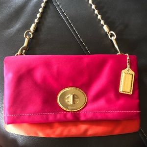 Coach Bag with detachable chain